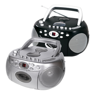 <span class=keywords><strong>CD</strong></span>-738 xách tay Boombox AM/FM Radio Cassette recorder Máy nghe nhạc <span class=keywords><strong>CD</strong></span> trong một thiết kế thuận tiện - Product Image 1