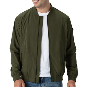 2025 nouveauté personnalisé hommes Bomber vestes haute qualité toile décontracté collège porter avec col montant conception - Product Image 2