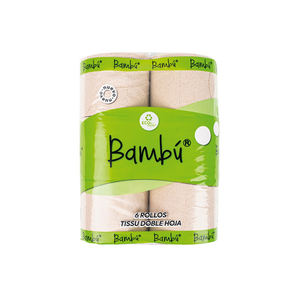 Papier toilette domestique gaufré Eco Nature 40m 6 rouleaux B2B - Product Image 1