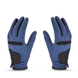 Gants de golf unisexes personnalisés en cuir Cabretta à doigts complets, mitaines de sport d'été souples en PU pour hommes et femmes, durables, écologiques et à séchage rapide - Product Image 2