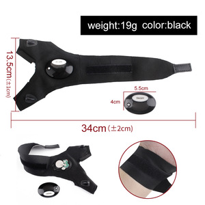 Sarung tangan senter LED dua jari, sarung tangan memancing dengan lampu tahan lama, dapat diisi ulang baterai USB luar ruangan 1 pasang - Product Image 3