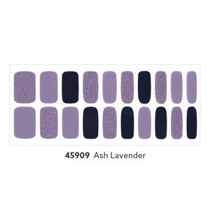 ShineB <b>Gel</b> <b>Nail</b> Strips #45909 Ash Lavender Best Selling <b>Nail</b> Wraps Easy Glam <b>Nail</b> Stickers Salon High Quality Made in Korea - Product Image 2