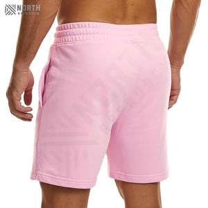Shorts Bermuda décontractés pour hommes de qualité supérieure, best-sellers, logo personnalisé OEM, nouvelle arrivée, shorts en molleton uni, respirant - Product Image 6