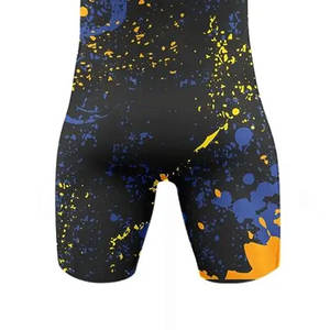 ชุดมวยปล้ำแบบสั่งทำพิเศษสำหรับเด็กและผู้ใหญ่ แบบคอต่ำ ชุดมวยปล้ำลำลองสำหรับผู้ชาย - Product Image 6