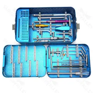 Set di strumenti per impianti ortopedici per impianti di chirurgia ossea DHS & DCS placchette per strumenti traumatologici
