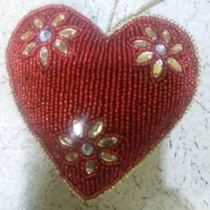 Adorno colgante de Navidad con cuentas hecho a mano, decoración de cara de Papá Noel, regalo artesanal de vacaciones para fiesta en casa, árbol, decoración festiva - Product Image 3