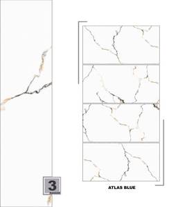 Carreaux de sol en porcelaine Usine Foshan Carrelage de porcelaine poli émaillé en marbre de luxe à haute brillance 600x1200mm - Product Image 5