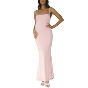 Toutes les couleurs Robe de soirée pour femme Style classique Robe licou à manches longues Robe de princesse d'anniversaire pour adulte - Product Image 3