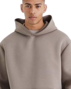 Ensemble survêtement pour homme en molleton marron mocha, sweat à capuche et pantalon de jogging slim, décontracté d'hiver, sweat à capuche, pantalon, streetwear pour homme - Product Image 4