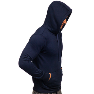Venta al por mayor 2024 personalizado hombres 100% algodón pulóver con capucha cómodo para ropa casual en invierno OEM diseño personalizado - Product Image 3