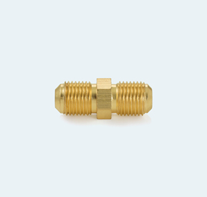 BrassBlizz Écrou à sertir 5/16 X 5/16, filetage 1/2 - 20, 45° °   Raccord en laiton SAE 1200 PSI pour la climatisation et la réfrigération - Product Image 2