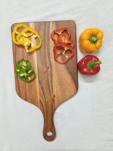 Tabla de Cortar de Madera para Cocina, Diseño Resistente a Cuchillos, Acabado No Tóxico, Apta para Lavavajillas, Reutilizable, Sostenible para Uso Profesional - Product Image 3