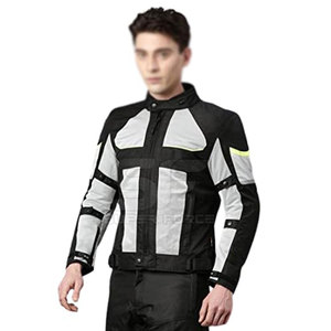 Blouson de moto Cordura Racing avec protection des épaules, des coudes et du dos Blouson de moto en textile Cordura - Product Image 5