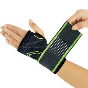 Muñequeras ajustables para levantamiento de pesas con fuerte soporte para soportes de elevación y muñequeras para ejercicios - Product Image 3