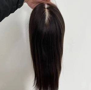 Peluca de cabello humano natural al por mayor, pelucas de encaje frontal, pelucas de cabello virgen peruano para mujer negra ondulada - Product Image 4