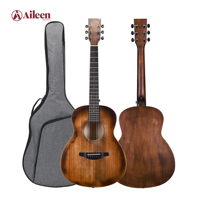 Guitarra Acústica para Principiantes de 36 Pulgadas, Acabado Antiguo Frotado a Mano, Venta al Por Mayor OEM, Guitarra Acústica para Estudiantes
