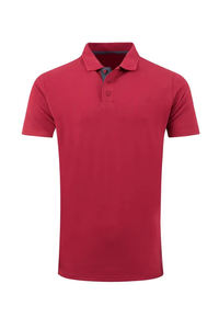 Polo de manga corta con diseño personalizado para hombre, hecho de poliéster/algodón con método de impresión digital con su logotipo - Product Image 5