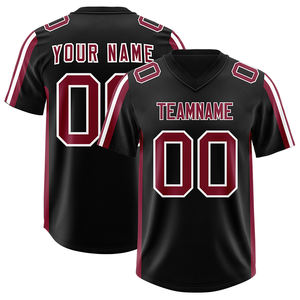 Conjunto de uniforme de camiseta de fútbol americano Sublimación personalizada Manga corta Hecho en Pakistán para equipos y jugadores - Product Image 3