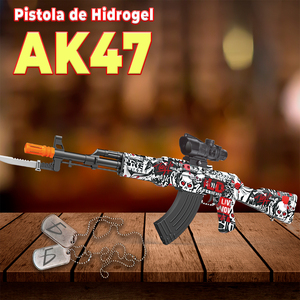 Réplica de Pistola de Hidrogel AK 47 Legendaria, con Accesorios y Objetivos - Product Image 2