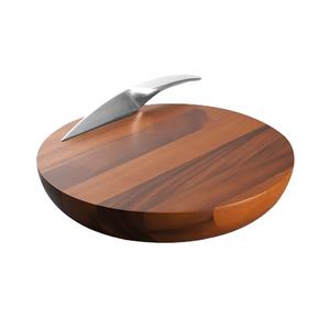 Planche à découper en bois d'acacia de cuisine planche à fromage en bois massif planche à découper rectangulaire pour fruits - Product Image 6