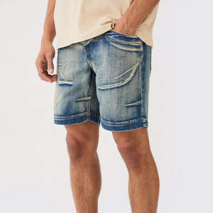 Shorts en jean pour hommes de qualité supérieure, shorts amples, shorts en jean pour hommes, vente en gros personnalisée, shorts en jean pour garçons, mode - Product Image 6