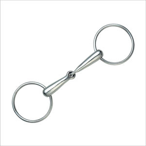 Nouveauté : mors en acier inoxydable avec anneau en D pour l'équitation anglaise - Product Image 2