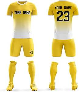 เสื้อฟุตบอลแบบยูนิเซ็กซ์ ไซส์พลัส พิมพ์ลายดิจิตอลแบบเต็มตัว  รับสกรีนชื่อทีม ชุดฟุตบอล - Product Image 1