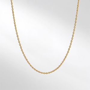 Collar de Cadena de Cable de Oro Sólido de 14K, Joyería Fina de Lujo Unisex, Fabricante OEM Minimalista - Product Image 3