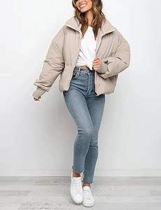 Chaqueta acolchada con cremallera que cambia de color sensible al calor de poliéster 100% transpirable de punto con logotipo estampado personalizado - Product Image 4