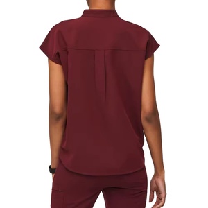 Nuevo Diseño de Última Moda, Uniformes Médicos Unisex Elegantes, Conjuntos de Uniformes de Enfermería, Tejido de Spandex/Poliéster de Alta Calidad, Manga Corta - Product Image 2