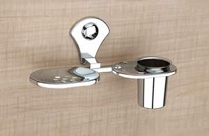 Porte-brosse à dents en métal élégant pour la salle de bain, améliorant l'attrait décoratif et l'organisation propre - Product Image 6