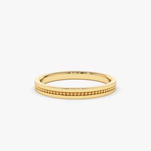 Anillo de compromiso único para mujer, sortija de boda, chapado en oro rosa de 18K, joyería de moda para mujer - Product Image 2
