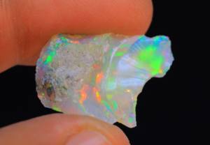 Superbe opale éthiopienne brute opale de guérison brute en vrac Welo Flashy rugueuse pour la fabrication de pierres précieuses - Product Image 6