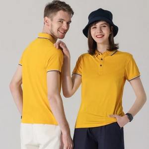 Polo unisex OEM ODM algodón piqué tela 225 GSM uniforme corporativo ropa de golf impresión personalizada proveedor de Bangladesh Polos - Product Image 4