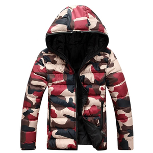 Hooded Warm Mens <b>Jackets</b> Lightweight Puffer <b>Jacket</b> for Men with Zip Front Ideal for Winter Outdoor <b>Hiking</b> Everyday Casual Wear - Product Image 1