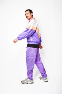 Men's Two-Piece Windbreaker Tracksuit Set with <b>Zip</b>-<b>Up</b> <b>Jacket</b> and Jogger Set Breathable Comfortable Custom Windbreaker Suit - Product Image 5