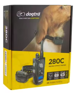 NOUVEAU Collier de dressage pour chien DogGtra 280C ORIGINAL, étanche, avec écran LCD à contrôle précis sur 127 niveaux et télécommande de 800 mètres - Product Image 3