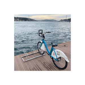 Porte-vélos Ileritraffic BP3 en acier galvanisé à chaud triple, écologique, 40x105cm, solution de stationnement peu encombrante - Product Image 1
