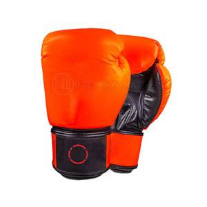 Gants de boxe en cuir haut de gamme - Fabriqués sur mesure avec des couleurs et des tailles personnalisées respirantes pour une utilisation en salle de sport - Product Image 1