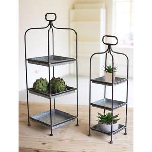 Artisanat Fruits Dessert Plateau De Service En Métal 2 NIVEAUX Gâteau Stand Affichage De Table Décoratif Ferme Style Gâteau Présentoir - Product Image 3