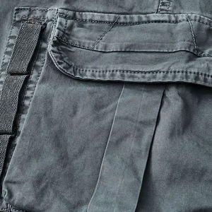 Pantalones Cortos Cargo para Hombre, Casuales, Cintura Media, 100% Algodón, Secado Rápido, Ecológicos, Impermeables, para Fitness, Precio de Fábrica al Por Mayor, Servicio OEM - Product Image 3
