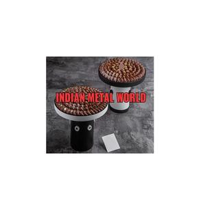 แท่นวางแสดงเค้กเหล็กบริสุทธิ์รูปทรงกลมดีไซน์เรียบง่าย - Product Image 2