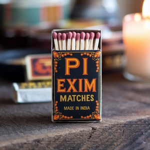 Comprador marca Sur indio fabricante superior colorido palo de madera fósforos cocina negro rojo partido cabezas bolsillo de cartón - Product Image 1