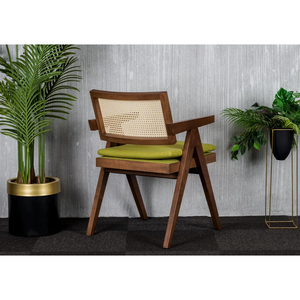 Silla de madera duradera y elegante con diseño geométrico Respaldo ecológico Hezeran adecuado para comedor y muebles para el hogar - Product Image 5