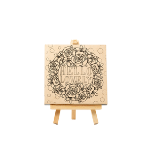 ขาตั้งไม้ขนาดเล็กพร้อมการสนับสนุนหลายสีสำหรับการแสดงภาพวาดงานศิลปะที่เชื่อถือได้ผู้จำหน่ายงานศิลปะ - Product Image 1