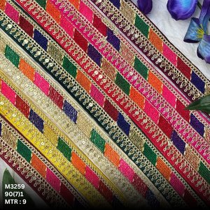 Cordones bordados hechos a medida delicados y detallados que hacen de cada puntada una declaración para fines de reventa - Product Image 2