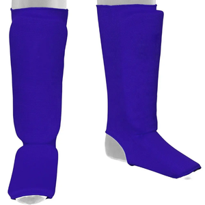 Boxeo de alta calidad Muay Thai acolchado Material elástico espinilleras en paso Mma Shin Protector Boxing Kick Shin Guard - Product Image 4