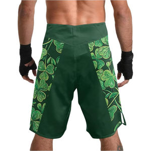Pantalones Cortos de Boxeo MMA Sublimados Personalizados para Hombre, Ropa de Artes Marciales, Entrenamiento Físico, Pantalones Cortos de MMA hasta la Rodilla - Product Image 1