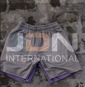 Pantalones cortos de hombre de algodón 100% puro de peso pesado con estampado de abullonado y logotipo personalizado Pantalones cortos de fabricante de lavado ácido vintage - Product Image 4