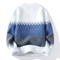 Pulls en polyester tricoté respirant à manches longues pour hommes, anti-rides, personnalisables, de haute qualité, vente en gros